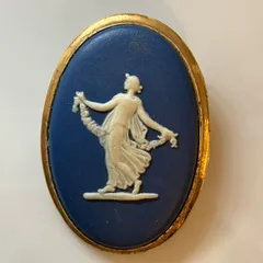 WEDGWOOD ウエッジウッド ブローチ ジャスパー カメオ