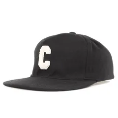 美品 CELINE セリーヌ キャップ 22SS イニシャル エンブロイダリー ストレッチ コットン 2AUU6641M スナップバック ブラック 黒 フランス製 ブランドのサムネイル