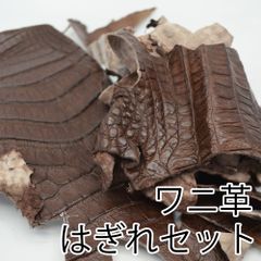 ワニ革 レザー ハギレセット ハンドメイド　I