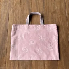 SALE ピンクと水玉レッスンバッグ