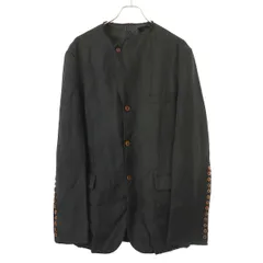 BLACK COMME des GARCONS ブラック コムデギャルソン 23AW ポリエステル縮絨ノーカラージャケット 1L-J013 ブラック XLのサムネイル