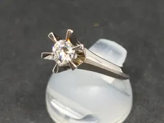 お値下げ中　プラチナ ダイヤモンドリング 立爪　鑑定書付き 婚約指輪 0.5ct D-IF-EX サイドダイヤ付き ティファニー6本爪