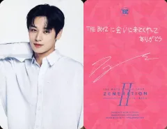 【中古】コレクションカード(男性) THE BOYZ/ジュヨン(JUYEON)/裏面印刷サイン、メッセージ入り/「THE BOYZ WORLD TOUR：ZENERATION II IN JAPAN」SS席・S席特典オリジナルグッズ トレカ(ぴあアリーナMM)
