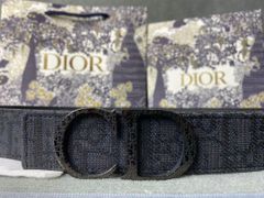 新品未使用 Dior クリスチャンディオール ベルト CDバックル リバーシブル