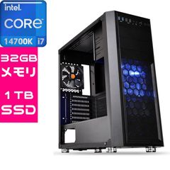 Core i7 14700K 32GB 1TB カスタム BTO可能 14世代 最新Core i7 デスクトップ