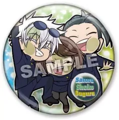 【中古】バッジ・ピンズ 五条悟＆家入硝子＆夏油傑 「ぴた!でふぉめ 呪術廻戦 第2期 懐玉・玉折 オープニング＆エンディング トレーディング缶バッジ」