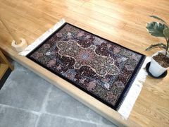 ペルシャ絨毯　ネイアブリシャム　ハイブリッド　玄関マット　90x60cm