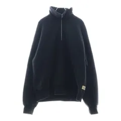 STUSSY (ステューシー) HALF JIP SWEATSHIRT ハーフジップスウェット チャコールグレーのサムネイル
