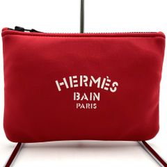 HERMES ネオバンPM レッドポーチ - メルカリ