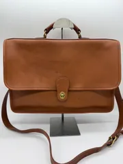 coach コーチ USA製 オールド レザー 2WAYブリーフケース