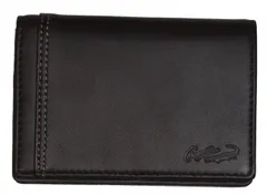 (クロコダイル)Crocodile 羊革 カードケース/81cr66/チョコ 