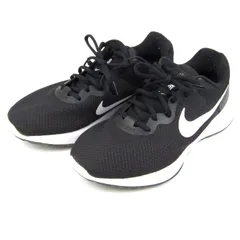ナイキ スニーカー ローカット DD8475-003 レボリューション6 靴 黒 メンズ 26サイズ ブラック NIKE 【中古】