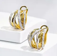 2024年最新】ダイヤモンドピアス K18WG フープの人気アイテム  