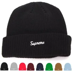 Supreme Loose Gauge Beanie ブラック 21aw Supreme - Loose Gauge Beanie - UG.SHAFT