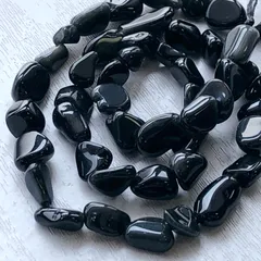 416/天然石◇レインボーオブシディアン　約6×8mm1連