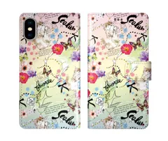 [Google Pixel 4a] iPhone15 ケース スカラー スマホケース 手帳型 iPhone16 ケース iPhone 16 15 14 13 SE 第3世代 第2世代 スマホカバー 全機種対応 手帳 ScoLar 可愛い猫や鳥 チョウ フラワー