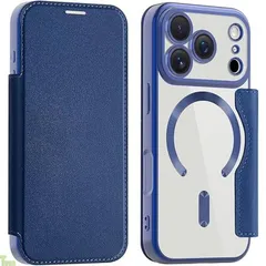 Casesmo iPhone 17 Pro Max 用 ケース 手帳型 背面クリア いphone17 Pro Max スマホケース カバー 可愛い MagSafe対応 カード収納 入れ3枚 財布付き 耐衝撃 薄型 軽量 TPU+PU革 全面保護 レン