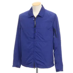 C.P COMPANY チェック コットン ネイビージャケット 春夏 50サイズ C.P COMPANY チェック コットン ネイビージャケット 春夏 50