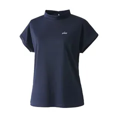 【新品】prince(プリンス) レディース ゲームシャツ 吸汗速乾・UPF50+（ライトスムース素材） WF4081 レディース 半袖 テニスウェア ゲームシャツ  ネイビー   WF4081-127