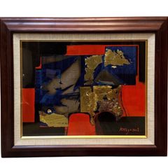 最終値下げ/真作 原画 /大野元三 『マドリッドの日曜日』油彩画(原画
