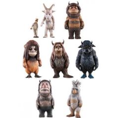 かいじゅうたちのいるところ フィギュア7体セット