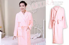 バスローブ サクラ 桜色 M-L メンズ レディース ふわふわ タオル地 ワンオペ 男女兼用 ガウン ルームウェア リラックス 着る毛布 ママ 子育て お風呂上がり 部屋着 あったか ギフト プレゼント 速乾 ロング マシュマロ バレンタイン エステ