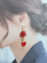 No.92 水引 ハートピアス