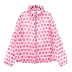 サイズ：38 ARCHIVIO アルチビオ ジップジャケット 薄手 ドット