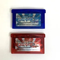 【現状品】Nintendo GAME BOY ADVANCE ソフト ポケットモンスター ルビー サファイア セット ゲームボーイアドバンス ポケモン GBA GT
