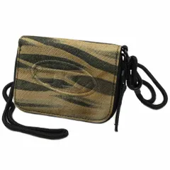 ディーゼル キーケース ラウンドファスナー ストラップ付き メンズ レディース ユニセックス ミリタリーグリーン×ベージュ DIESEL X09006-P4633-T2285