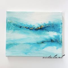 アクリル画 抽象画 「光脈」 - メルカリ