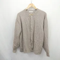 ◇ ⊇ SENSE OF PLACE by URBAN RESEARCH 無地 長袖 ニットセーター サイズL ライトブラウン系 レディース E  【1507030007645】