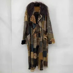 【ヴィンテージ】 GILLESRICARTパッチワーク ファーコート ヴィンテージ】 GILLESRICARTパッチワーク ファーコート
