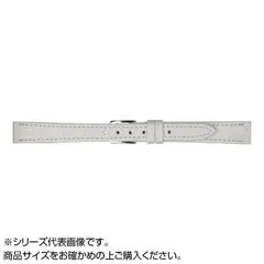  MIMOSA(ミモザ) 時計バンド P型押ワニ 12mm ホワイト (美錠:銀) CP-WH12のサムネイル