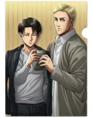 【中古】クリアファイル N.リヴァイ＆エルヴィン A4クリアファイル 「進撃の巨人」