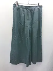 ◇ NATURAL BEAUTY BASIC ウエストゴムあり カジュアル ワイドパンツ サイズM ネイビー系 レディース E  【1405140013665】