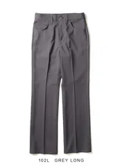 Wrangler ラングラー WRANCHER ランチャー フレアードレスパンツ レングス74cm スラックス フルレングス フレアパンツ センタープレス/102L(GREY LONG)/XS WI1141