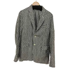 コムデギャルソンオムプリュス COMME des GARCONS HOMME PLUS 12SS Tailoring of Punks チェーン柄 テーラードジャケット メンズ JPN：S 