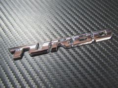 ● TURBO ターボメタル製 抜き文字仕様 クロームメッキ仕上げ スモールサイズ エンブレム新品！