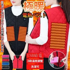電熱ベスト ヒーターベスト 発熱ベスト レディース 女性用 ヒートベスト バイク USB給電加熱 ジャケット 温度調整 水洗い 秋冬今話題  zhuangy01