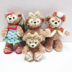 ほぼ未使用タグ付き 東京ディズニーシー シェリー・メイ 4体セット ぬいぐるみバッジ ダッフィー&フレンズ 保管品 E228Z