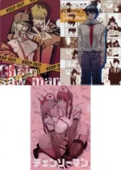 【中古】クリアファイル 集合 A4クリアファイル3枚セット 「チェンソーマン×ローソン キャンペーン」