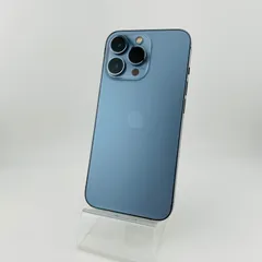 バッテリー良好  iPhone 13 Pro 128GB シエラブルー SIMフリー(simロック解除済) 中古 本体 動作確認済  【最短送料無料】X-1340