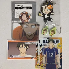 ハイキュー!! 山口忠 ラバスト 缶バッジ カード セット