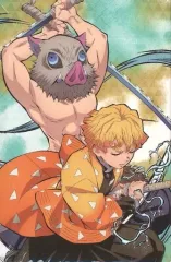 【中古】おもちゃ トランプ(我妻善逸×嘴平伊之助) 「無添くら寿司×鬼滅の刃 コラボキャンペーン」 第6弾配布品