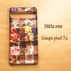 【リバティ生地】アーカイブギンガムオレンジ  Google Pixel 7a