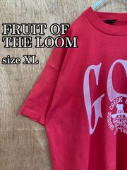 FRUIT OF THE LOOM メンズTシャツ　赤