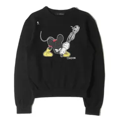 Roen ロエン スウェット サイズ:46 Disney GUITAR MICKEY クルーネック スウェットシャツ 073 トップス トレーナー プルオーバー 裏毛 ブラック 黒 日本製【メンズ】のサムネイル
