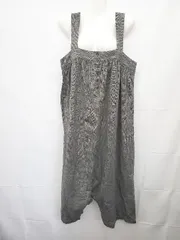 ◇ ⊇ JOURNAL STANDARD ヘリンボーン　サルエル サロペット グレー　ベージュ系 レディース E  【1411130006487】