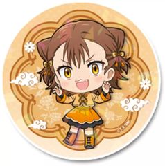 [중고] 배지 빈즈 미카타 료카 [메달리스트 푸치 초코 무역 홀로그램 캔 배지 중국 ver.]